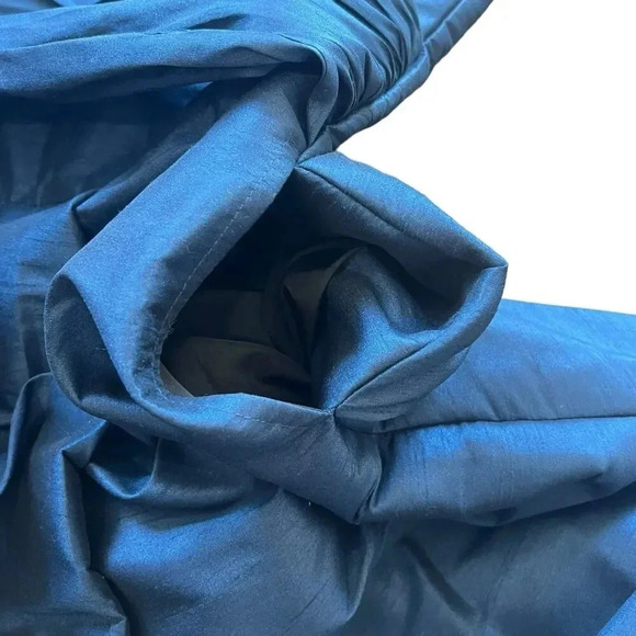 Eshakti Navy Blue Shimmer Swing Dress 16 - Picture 2 of 5